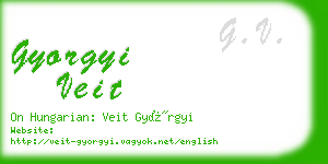 gyorgyi veit business card